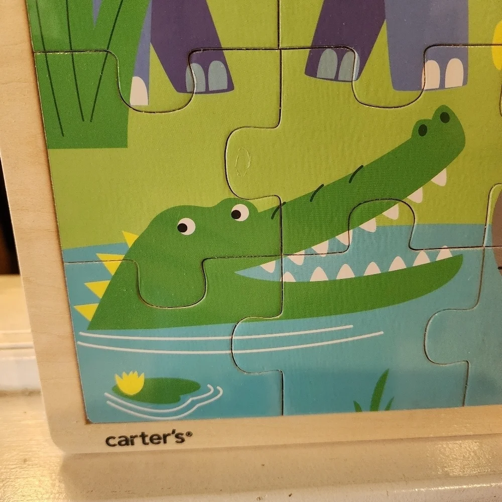 Melissa & Doug 24 piece Jungle Animals Wooden Jigsaw Puzzle NWT